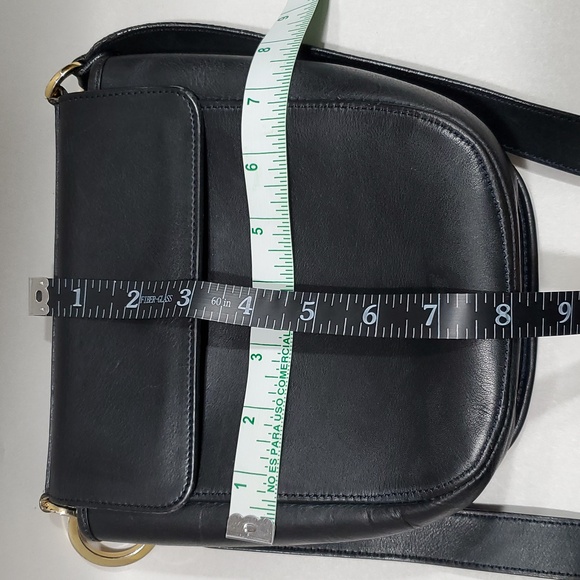 Vintage Salvatore Ferragamo Black Leather Crossbody Bag - Picture 16 of 16